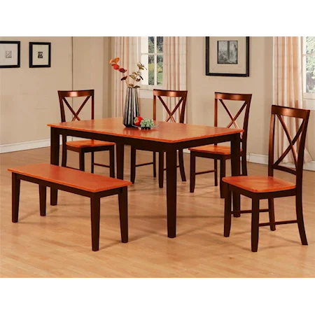 6 Piece Table & Chair Set